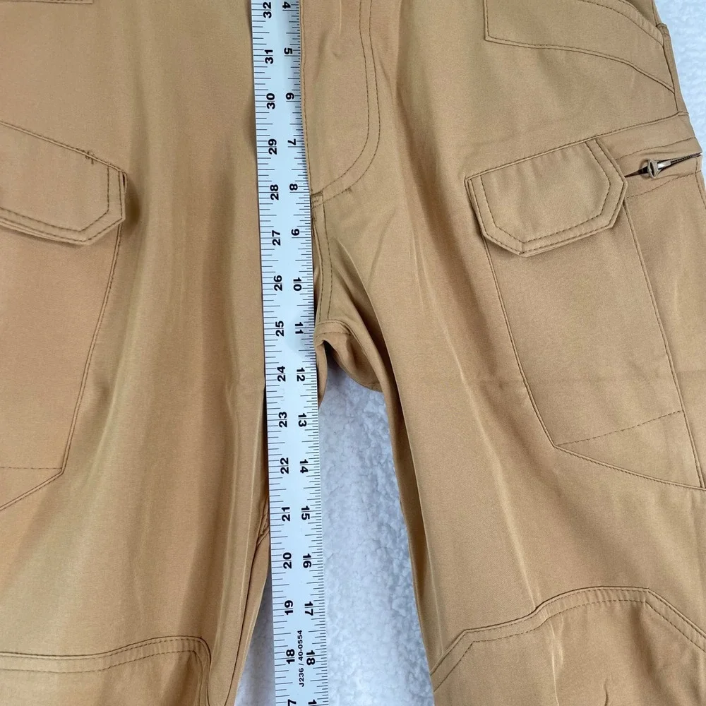 Outdoor Equipment Tactical Cargo Pants Mens Medium Tan Hiking Pocket Utility
